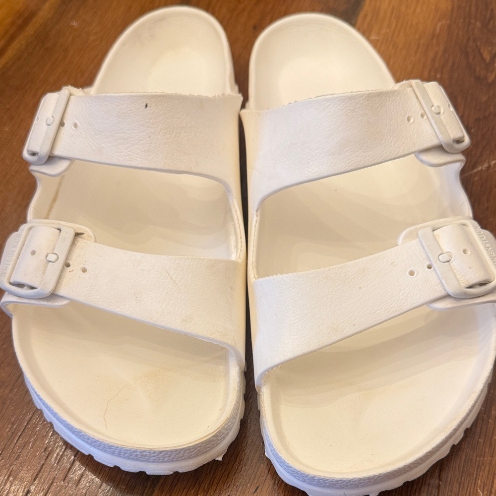 Birkenstock White Sandals